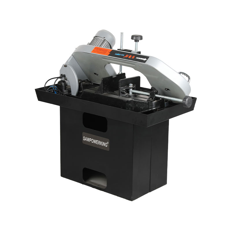 DLY-18F2 7 inch horizontale elektrische lintzaag met een werktafel